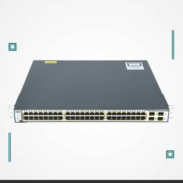 سوئیچ سیسکو WS-C3750G-48PS-S